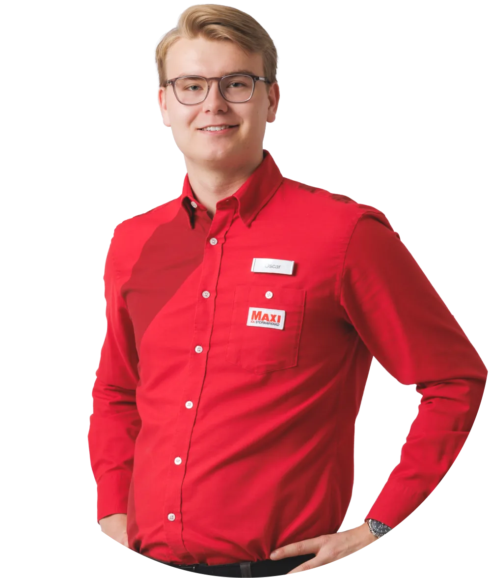 Oscar Rehnberg från ICA Maxi Online